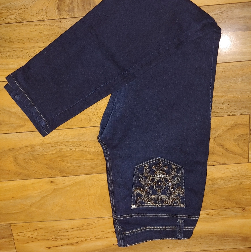 2bebe, Bebe jean worn once in  excellent condition